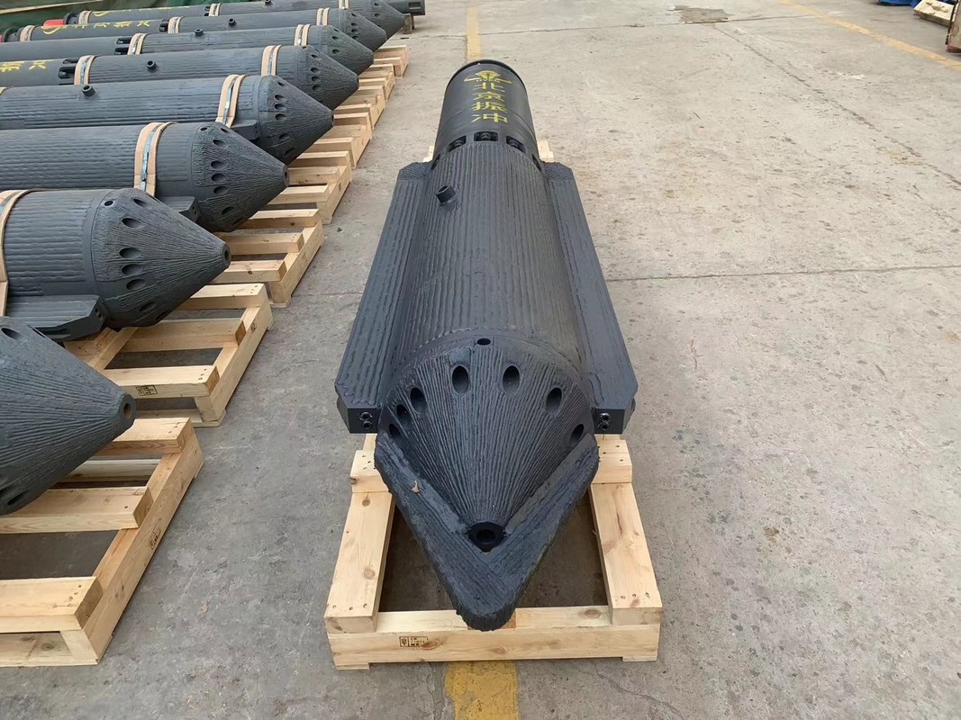 Equipo de la técnica de la flotación del Vibro contratistas de la viruta del Vibro de 130 kilovatios 377m m para la mejora suave de la capa del suelo