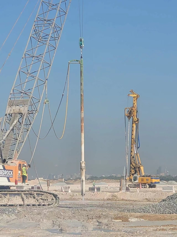 Máquina del flotador del vibro 75kw de la columna 377m m de la piedra del reemplazo del Vibro de BVEM para la viruta de la compactación