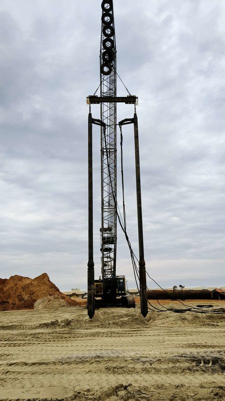 BJVH-350-105 linde 135 bomba hidráulica dispositivo de vibrocompactación excavadora equipada con sistema hidráulico de potencia compartida