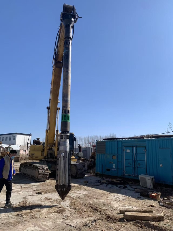 BVEM 2600 R/Min Velocidad de rotación Vibroflot hidráulico Construcción de enlace agua-aire para la mejora del suelo