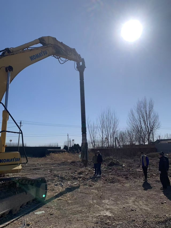BVEM 2600 R/Min Velocidad de rotación Vibroflot hidráulico Construcción de enlace agua-aire para la mejora del suelo