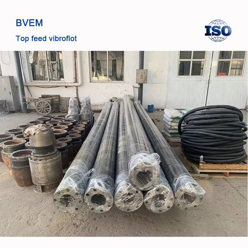 Equipo Vibroflot de 426 mm de diámetro exterior para la instalación de pilotes de acero y trabajos de cimentación