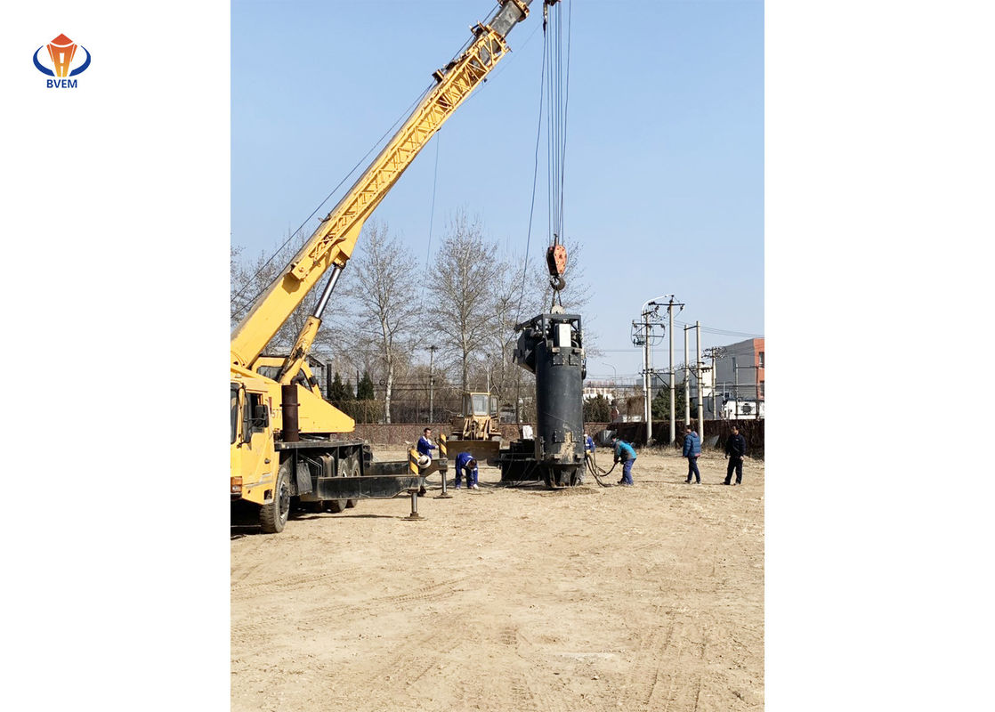 El vibroflot inferior potente de la alimentación utilizó para la construcción de piedra de la columna en el proyecto costero BJZC-V400-180
