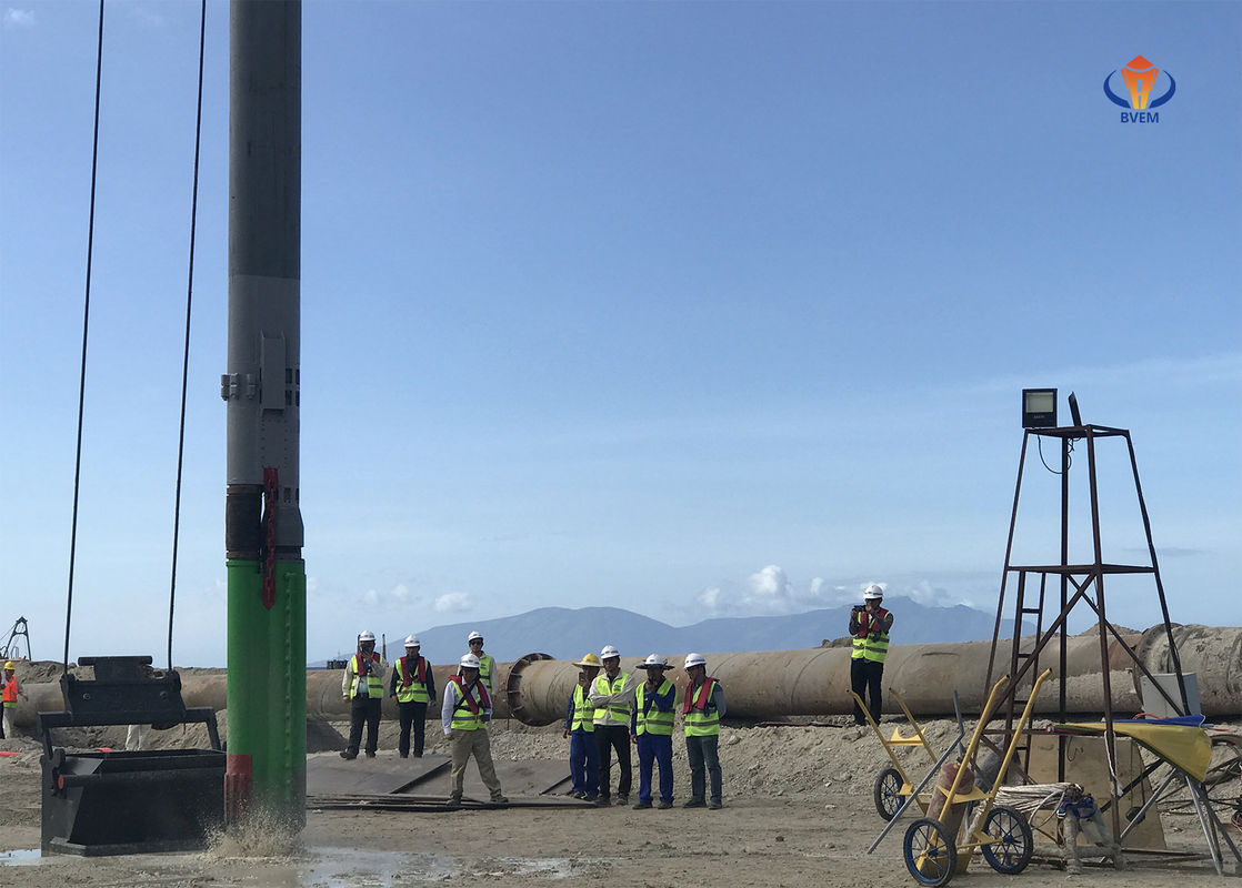 Agua en circulación inferior de Vibroflot de la alimentación del alto rendimiento que se refresca para la pila de la piedra de Vibroflotation