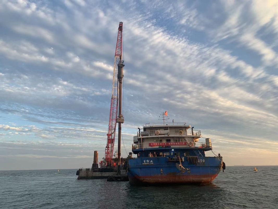 Construcción inferior costera de Vibroflot de la alimentación para el lavabo 200000 Ton Channel Project del puerto