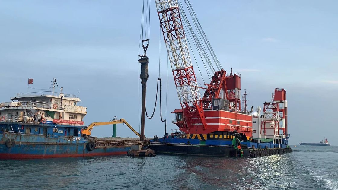 Construcción inferior costera de Vibroflot de la alimentación para el lavabo 200000 Ton Channel Project del puerto