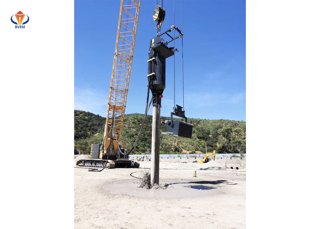 accesorios de la construcción del Vibro FLOTA de la alimentación de la parte inferior 180kw para el acuerdo Vibroflotation de la pila de la grava