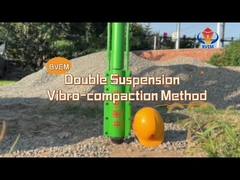 Equipo de compactación por vibración alcanzado alta eficiencia de compactación