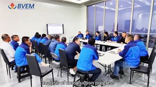 Construcción de columnas de piedra en alta mar: Vibroflot de 180 kW