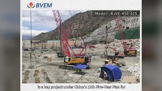 Potente Vibroflot para compactación del suelo