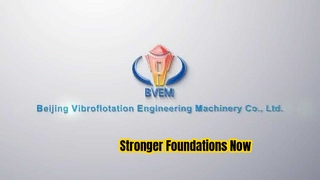 Dispositivo de vibroflotación Poder de compactación del suelo